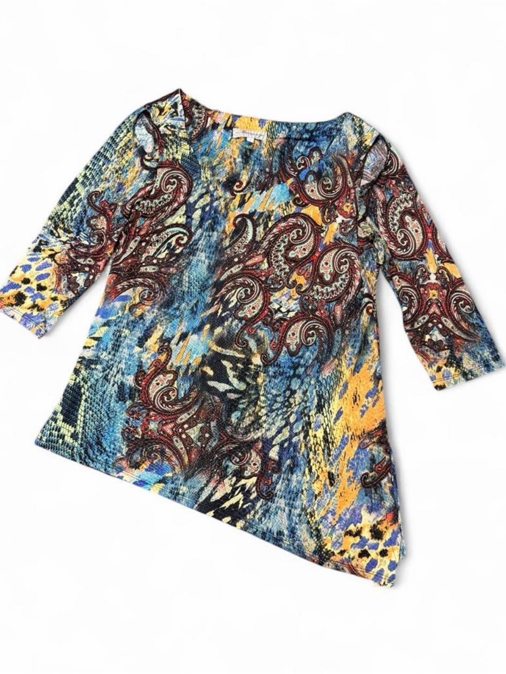 Women’s Multicolor Paisley & Abstract Print Tunic